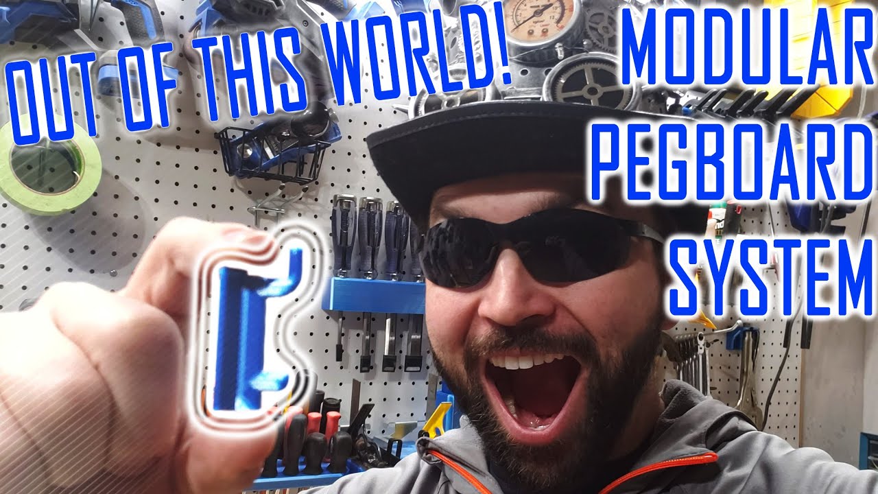OUT OF THIS WORLD! Modular Pegboard System Upgrades pt 2] YouTube