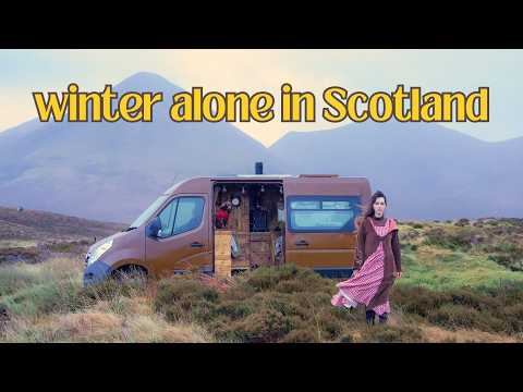 Stormy Winter Days Alone In My Van in Scotland thumbnail