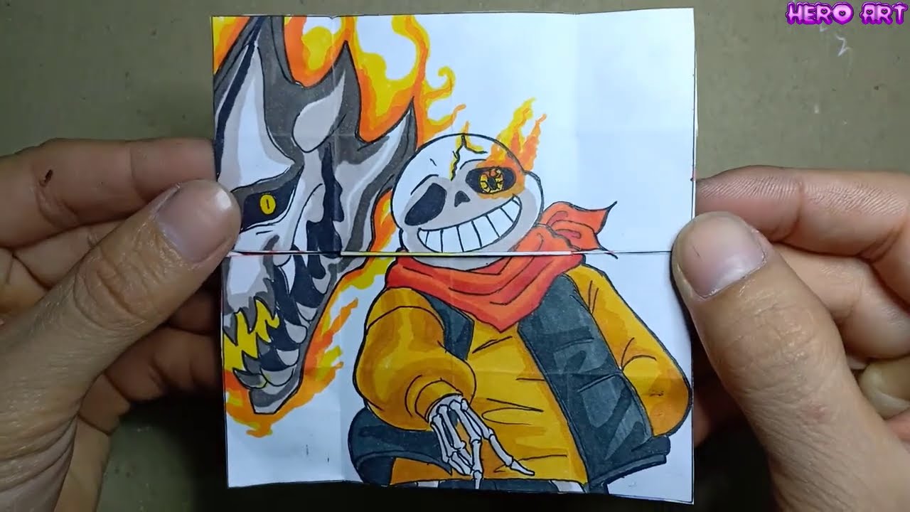 How To Draw Fresh Ink Sans Undertale Cách Vẽ Sans Đủ các Màu Sắc ...