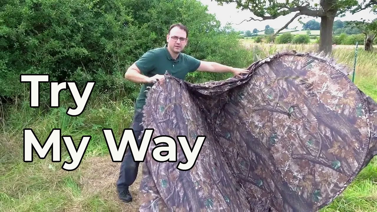 How to Put Up and TAKE DOWN a Dome Hide: Wildlife Photography (Blind)