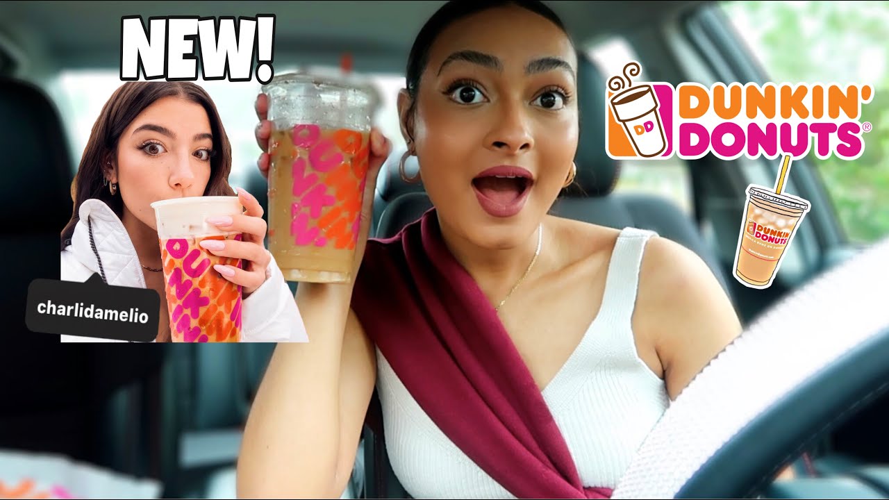 NEW Charli Cold Foam Drink from Dunkin'... IT'S THE REMIX | TASTE TEST ...