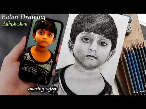 Balan Adhisheshan Outline and Pencil Drawing For Biginners/coloring rajeev