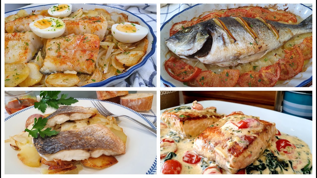 4 RECETAS DE PESCADO para triunfar