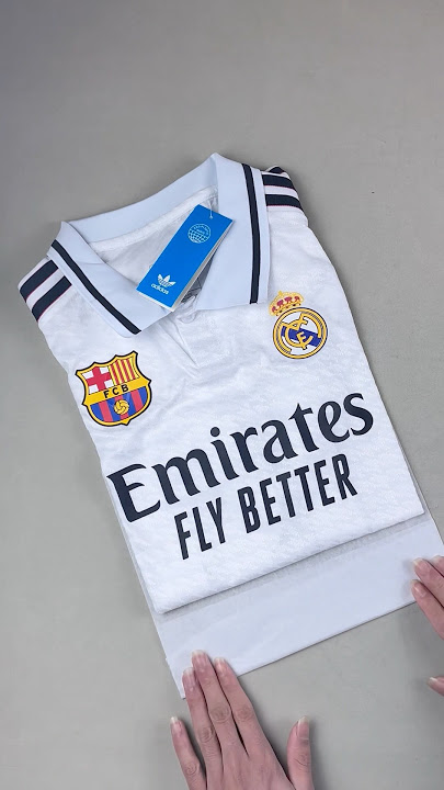 Real Madrid and Barcelona  white jersey, with Yamal on the back!#realmadrid #barcelona #yamal #fyp