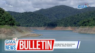 PAGASA: Water level sa Angat Dam, posibleng bumagsak sa minimum... | GMA Integrated News Bulletin