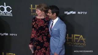 Emily V Gordon and Kumail Nanjiani Fashion - HFA 2017 by HollywoodAwards 299 views 6 years ago 38 seconds