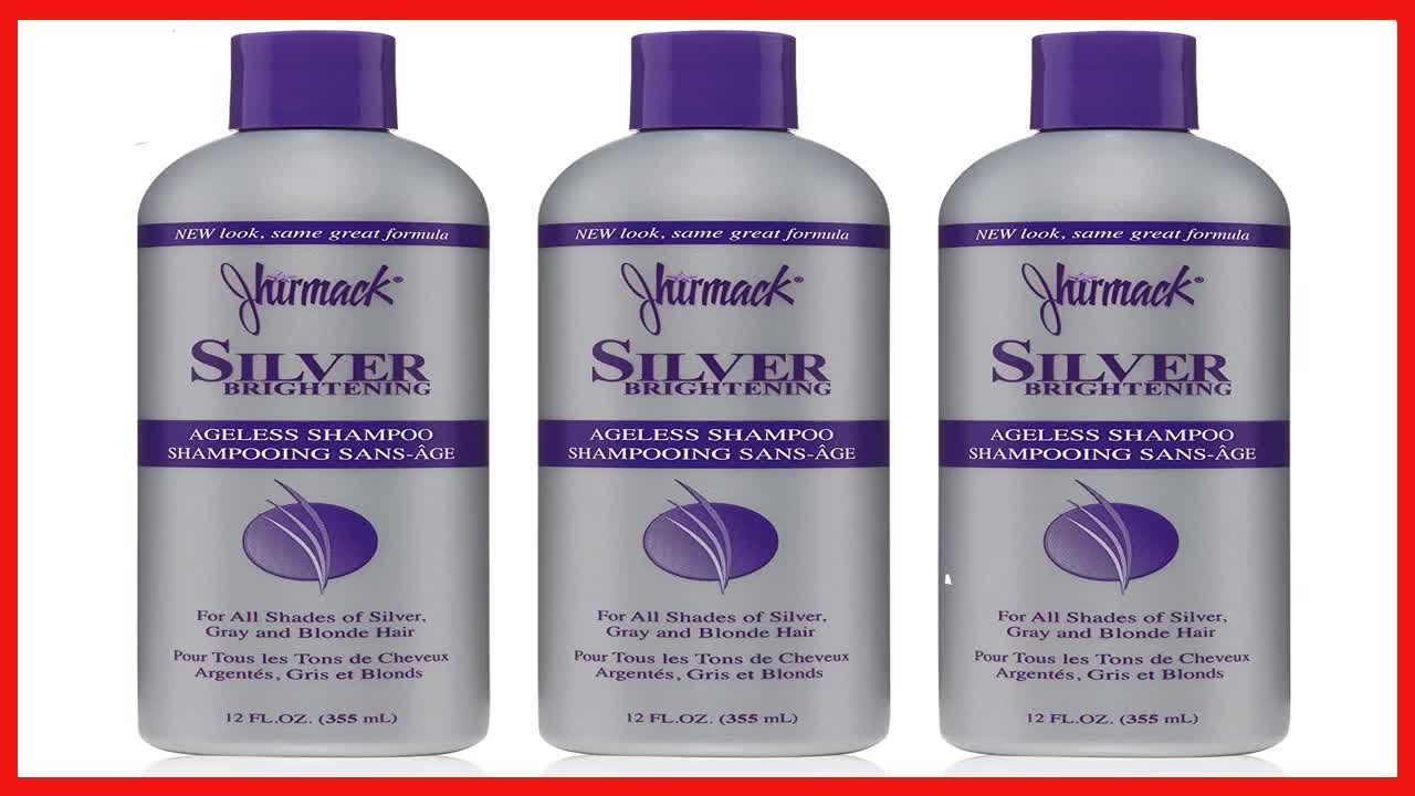 Jhirmack Silver Brightening Purple Shampoo Set of 3 for all types of