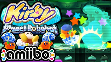 Kirby Planet Robobot PART 6 - 3DS Gameplay Walkthrough Waddle Dee amiibo Copy BOSS Holo Defense API