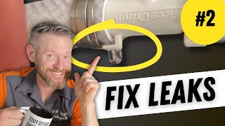 How to fix RV flexible tubing plumbing leaks - Tutorial (Part 2)