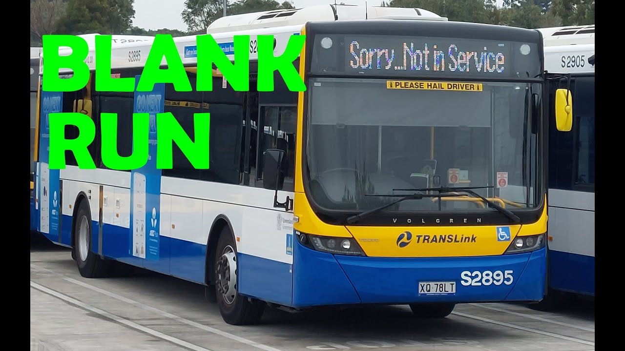 Brisbane City Bus ... Blank Run RBWH to Sherwood Depot