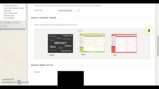 Blackboard Learn Menu Fix