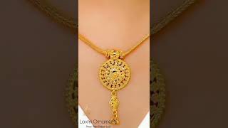 Elegant lightweight gold necklace models #gold #jewellery #handmade