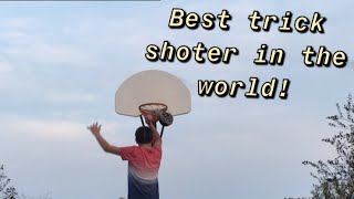 basketball trick shot and parkour