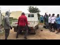 The strongest man in Zimbabwe lifting a vehicle!!