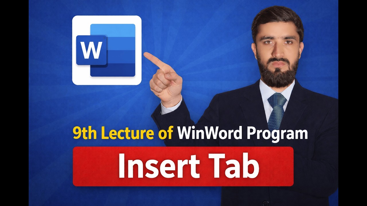 9th Lecture of WinWord Program | Home Tab