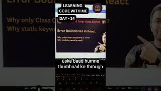 [Day 14] #learning #codewithme #javascript #react #html #css #programming #ytshorts #education #web3