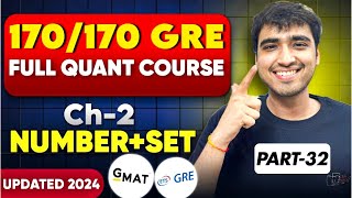 Ch:2 Pt-32 | GRE Test & GMAT 2024 Prep | Real GRE Exam Questions for a Perfect 170 in GRE Quant