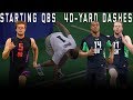 Slowest & Fastest: Top 10 Starting QB's 40-Yard Dash Times!