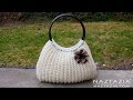 HOW to CROCHET SAVVY HANDBAG - DIY Tutorial for Easy Bag Purse Tote