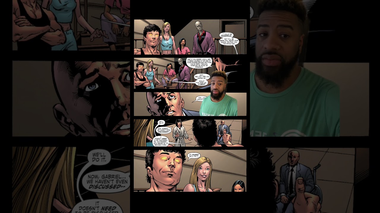 Professor X things he did 