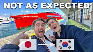 Taking A BOAT From JAPAN to KOREA (we regret it)