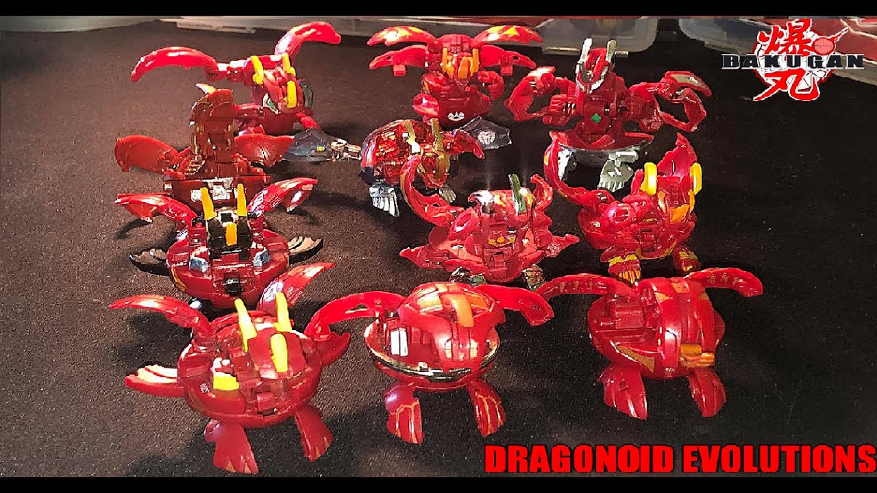 ALL EVOLUTIONS OF PYRUS DRAGONOID - BAKUGAN COLLECTION REVIEW ...
