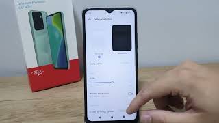 Como colocar um texto na tela de bloqueio do Itel A05s 