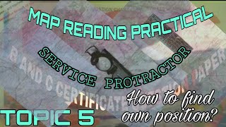 MAP READING PRACTICAL | PROTRACTOR | TOPIC 5 | NCC CLASSES | NCC B&C CERTIFICATE |NCC QUESTION PAPER