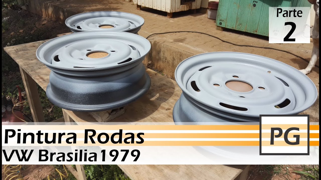 Pintura Rodas - Parte 2/4 - VW Brasilia