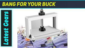 Book Press Machine: The Ultimate 1500kg Steel Flattening Powerhouse for A3/A4