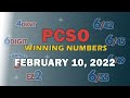 P15M Jackpot Grand Lotto 6/49, EZ2, Suertres, 6Digit, and Lotto 6/42 | February 10, 2022