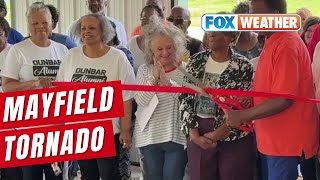 Mayfield Community Celebrates Rebuilding Historical Park In Wake Of Deadly Tornado