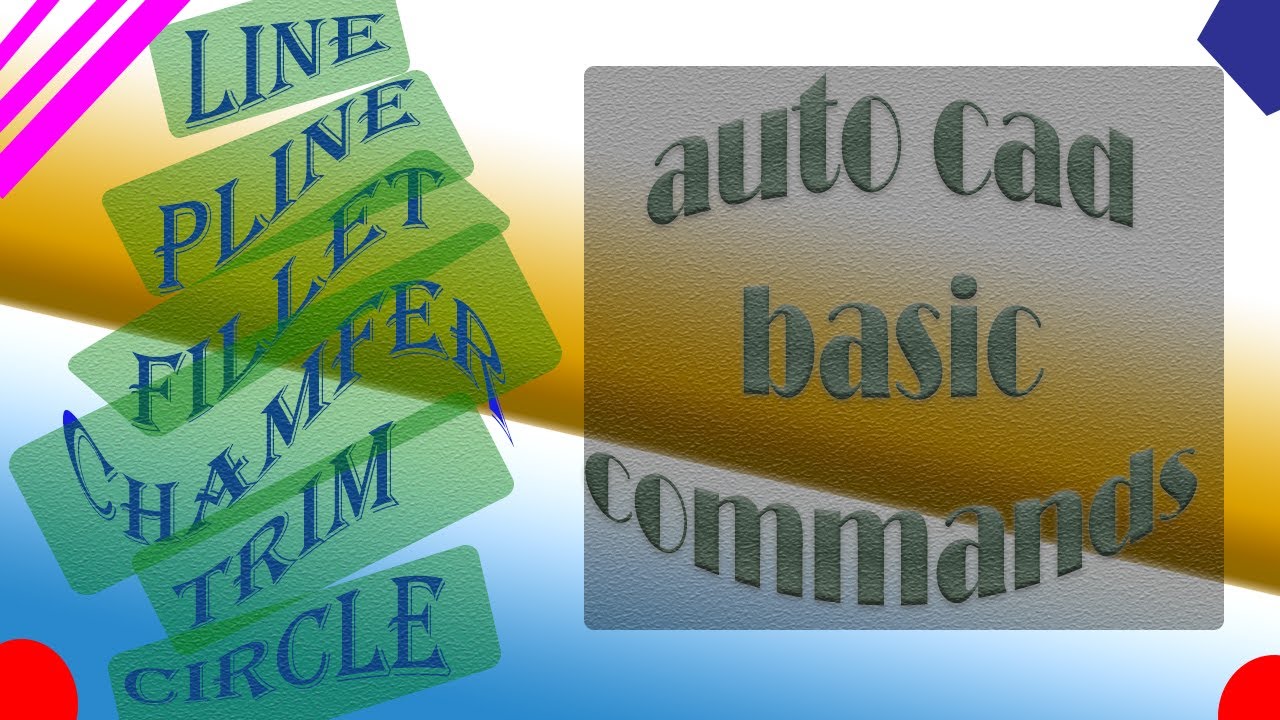 Auto cad Basic knowledge #autocadforbeginners #AutoCADcourse # ...