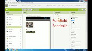 App Inventor：Unit 1-1 User Interface (Basic Demo)