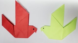 Easy paper bird Making | Paper origami bird Making | Easy paper toy | Paper bird |Folding paper bird