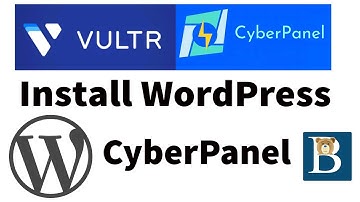 #12 Cyberpanel Install WordPress and File Manger Tutorial - Cyberpanel Tutorial