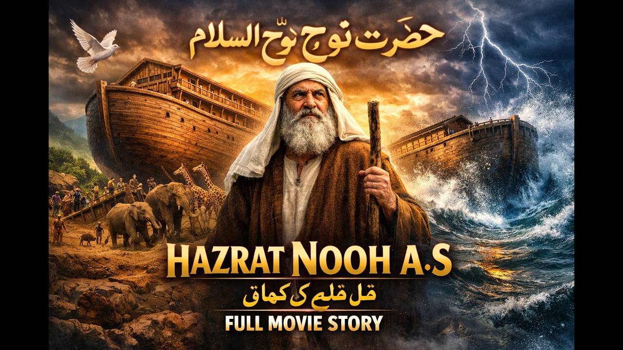 Hazrat Nooh A S Full AI Movie Story Of Prophet Nooh A S Urdu Hindi ...