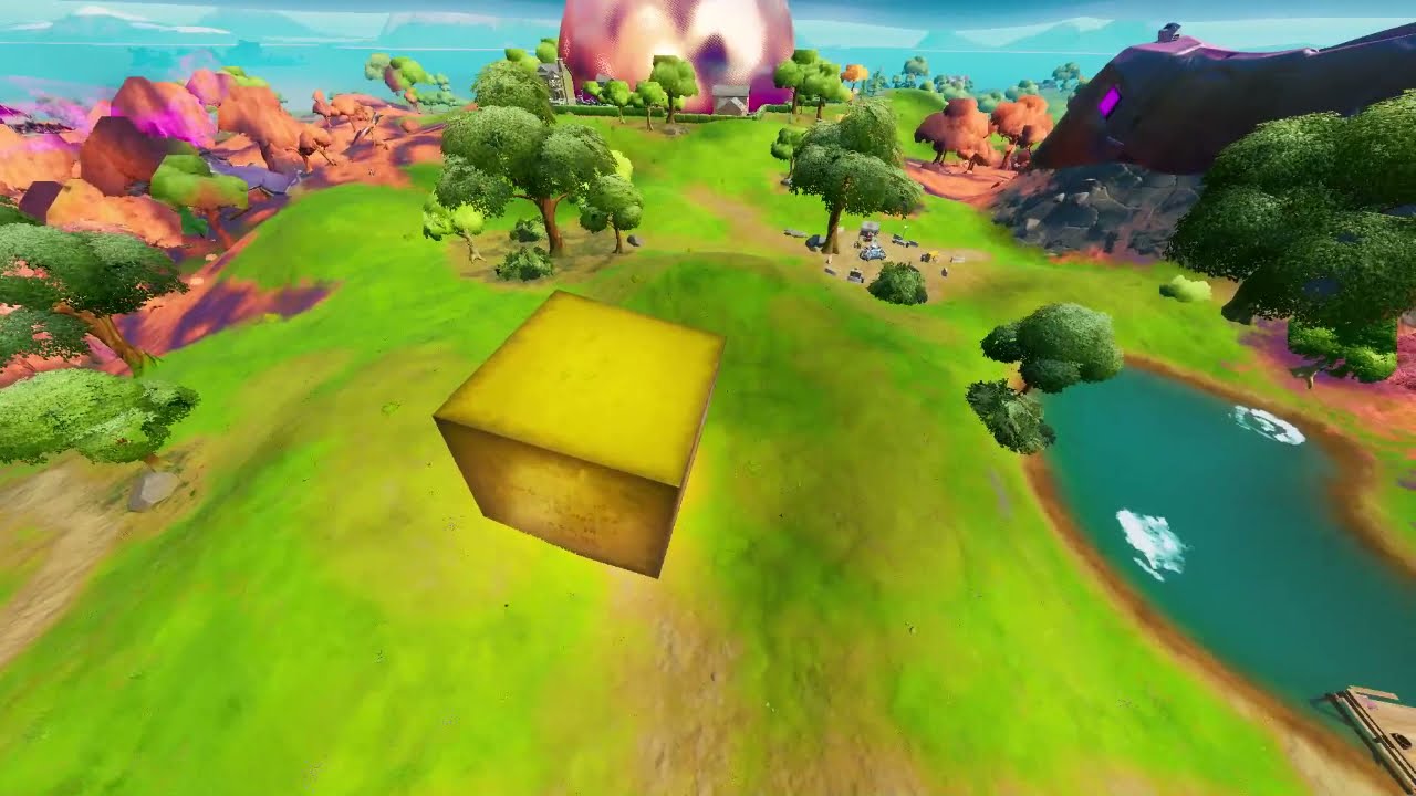 FORTNITE - GOLD CUBE FLIPPING 5x (THE QUEEN) GOLVIN IS ON THE MOVE