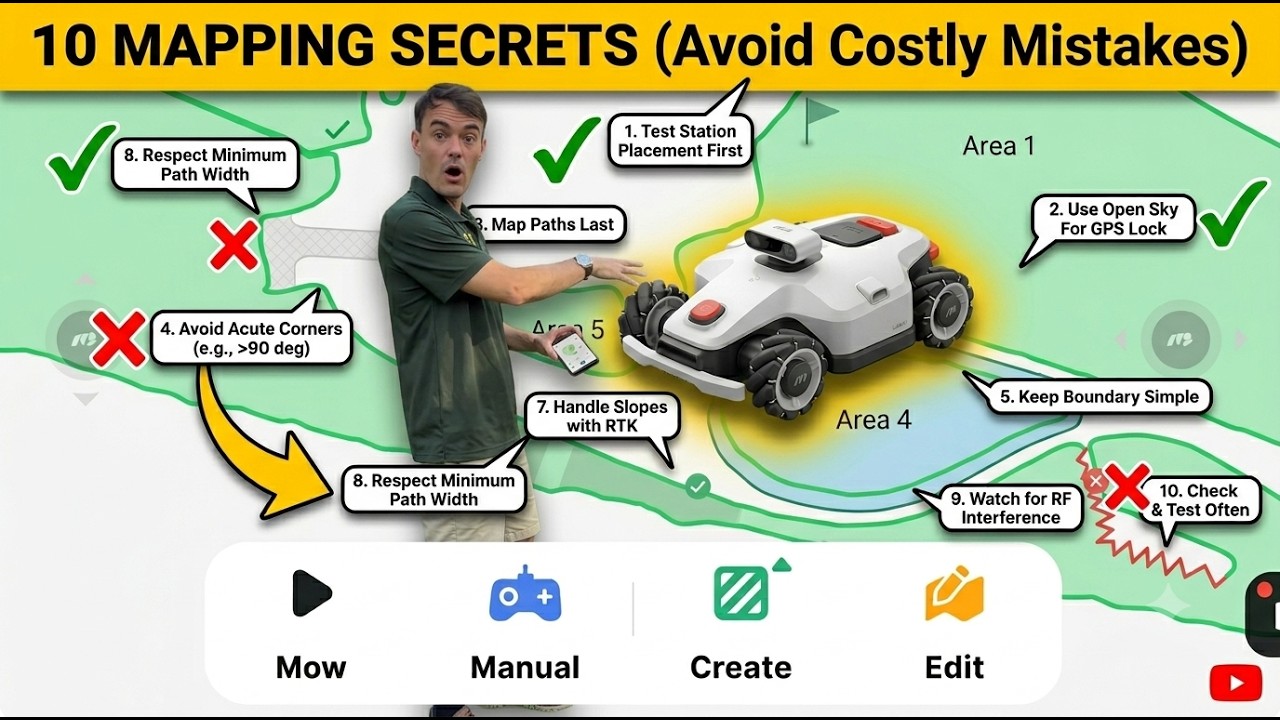 10 Robotic Lawn Mower Mapping Tips (Avoid These Costly Mistakes)