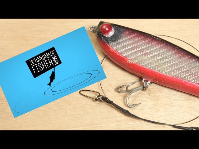 Making A solid Titanium Glide Bait Leader (Trace) - YouTube
