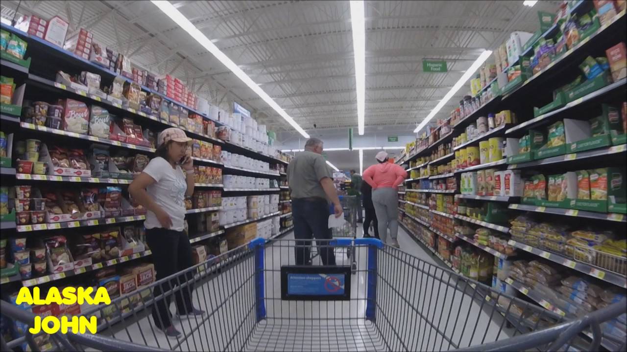ALASKA WALMART SHOPPING WITH A GOPRO July 27th 2016 YouTube
