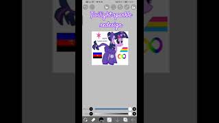 twilight sparkle redesign + HC #headcanons #mlp #mylittlepony #twilightsparkle #redesign