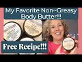 Making Whipped Body Butter that is NOT Greasy!! | With Recipe!