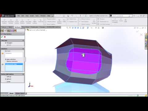 SOLIDWORKS - Top 10 New Enhancements in 2015: Surface Modeling