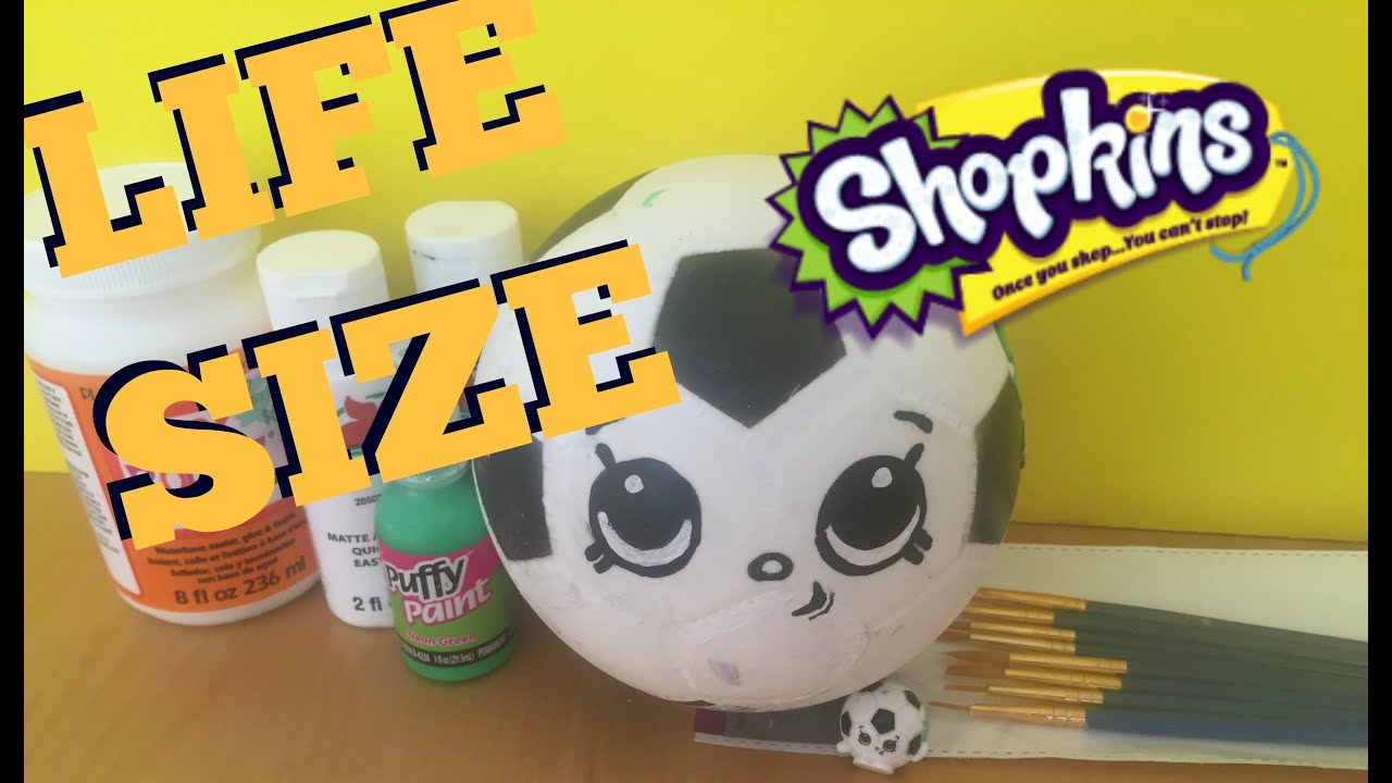 Life Size Shopkin! Easy to make giant shopkins.