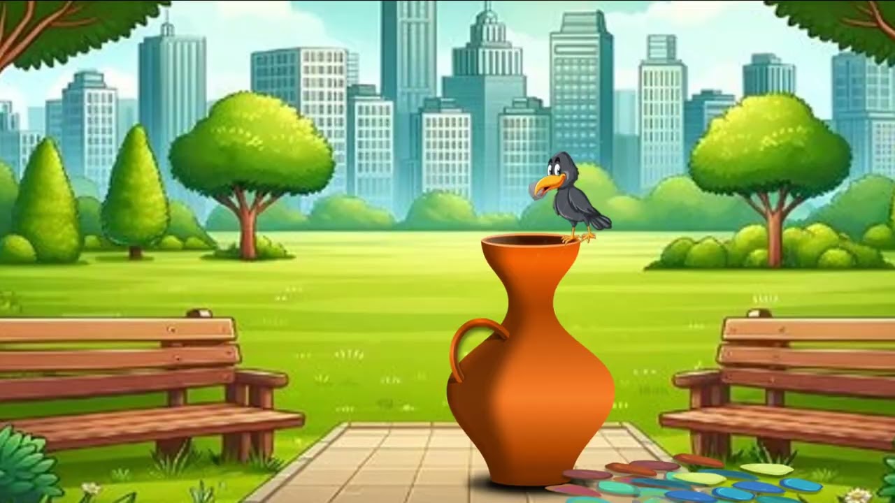 Story -- The Thirsty Crow / RCCI / POWERPOINT BEST ANIMATION WORK 