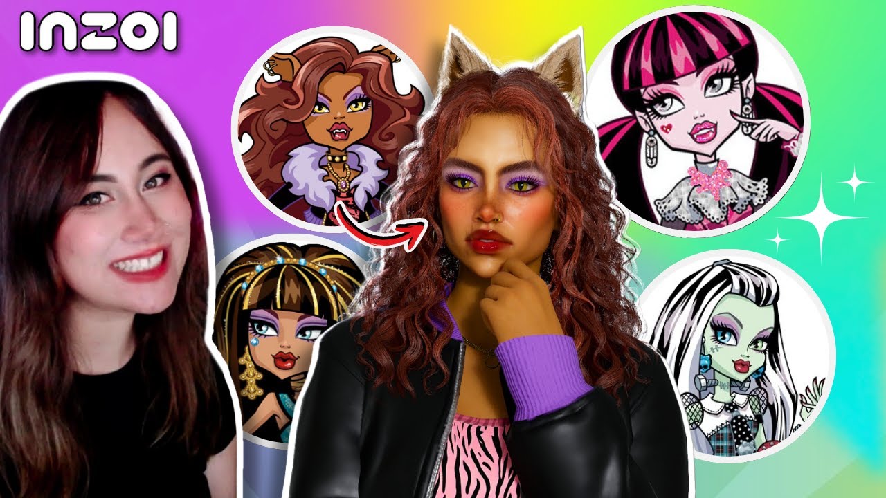 Recreating MONSTER HIGH CHARACTERS in inZOI!