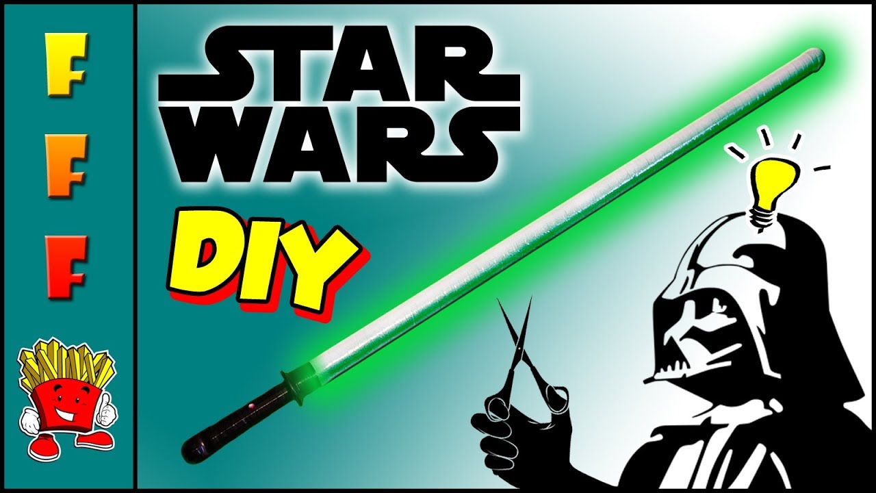✂️ DIY | How to Make a STAR WARS Lightsaber with Your Old Stuff | ♻️ RECYCLING ♻️ diya tailors