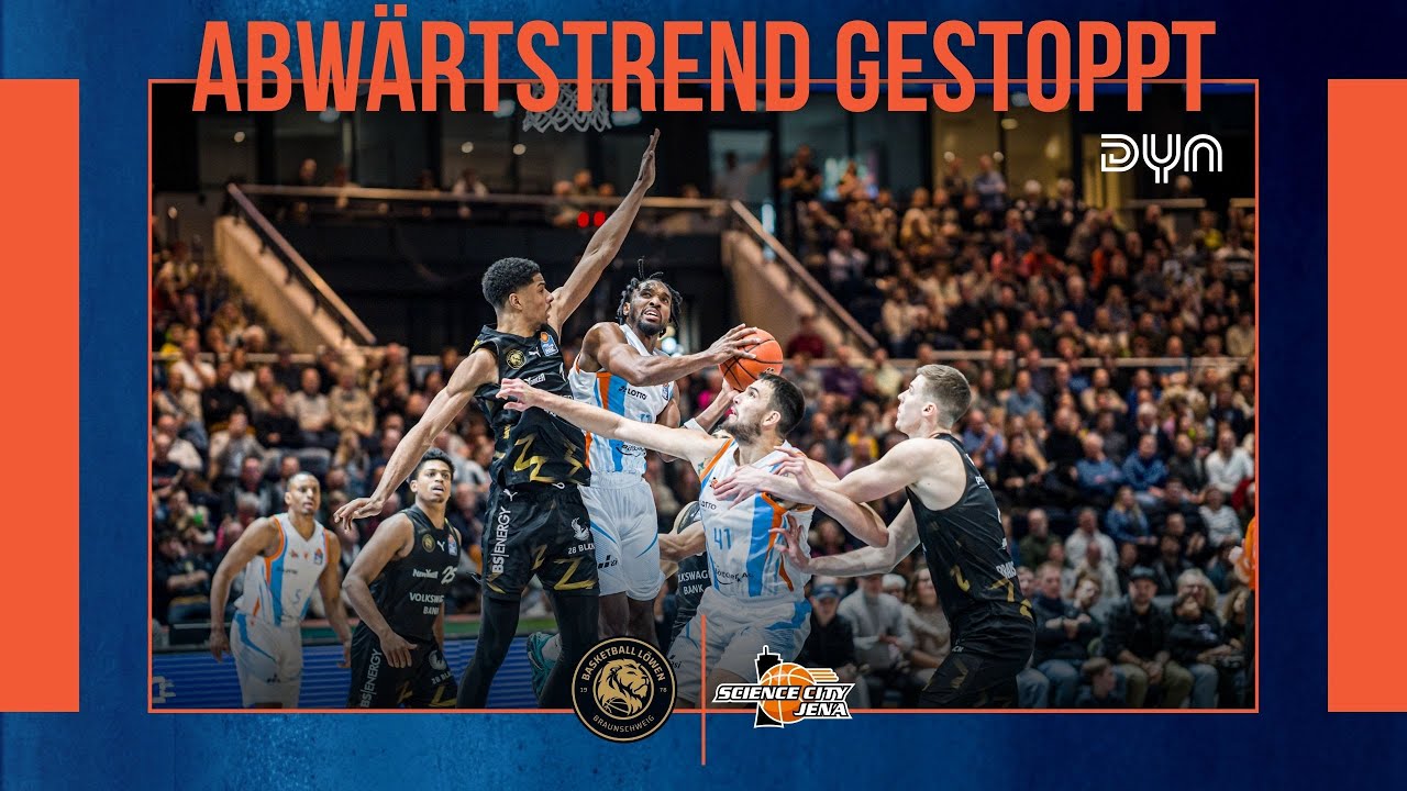 Highlights: Basketball Löwen Braunschweig - Science City Jena | easyCredit BBL | Dyn Basketball