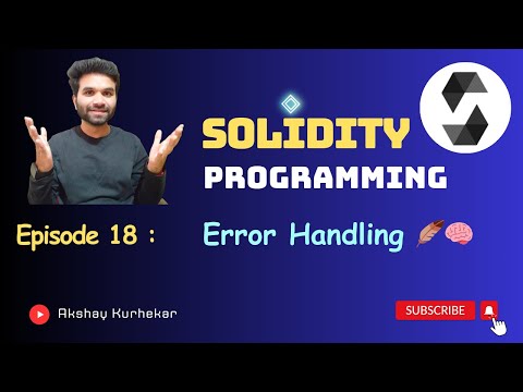 Error Handling 🪶🚀 | Part 18 Solidity Programming #solidity #coding #blockchain #hindi
